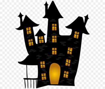 Halloween Ghost Clip art - Halloween Scary House PNG Clip Art Image 