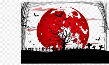 Halloween Horror Nights Vecteur - Vector elements Halloween horror scene 