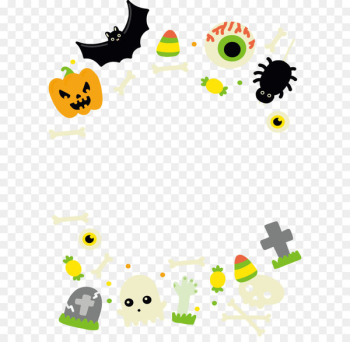 Halloween Icon - Cartoon Halloween border Halloween Icon - Cartoon Halloween border