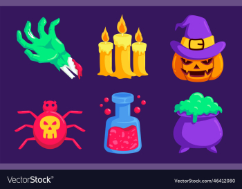 halloween icon element set halloween icon element set