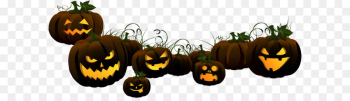 Halloween Jack-o'-lantern Clip art - Vector scary pumpkin png ...