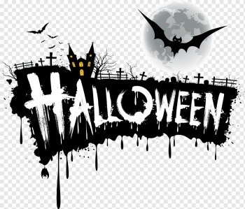 Halloween Jack-o'-lantern Font, Halloween font design, happy Halloween, text, festive Elements png