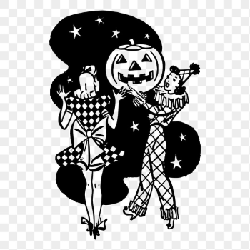 Halloween ladies png sticker, transparent | Free PNG - rawpixel