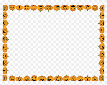 Halloween Page Border Landscapes Fun For Christmas - Halloween Border Png