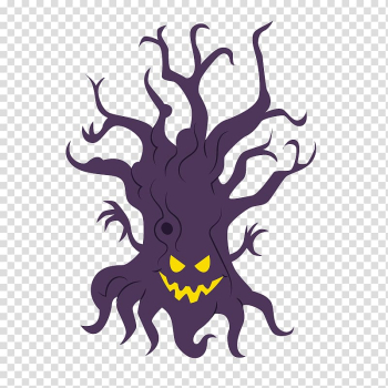 Halloween Party Jack-o'-lantern, Terrible monster transparent background PNG clipart