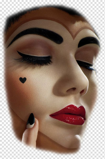 Halloween Pierrot Clown Mime artist Cosmetics, Halloween transparent background PNG clipart