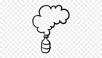 Halloween Poison Bottle With Smoke Vector - Cloud Of Smoke Outline Halloween Poison Bottle With Smoke Vector - Cloud Of Smoke Outline