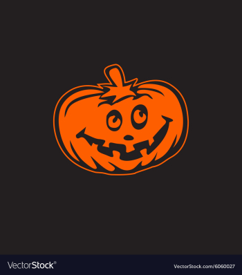 Halloween pumpkin icon logo esign element vector image Halloween pumpkin icon logo esign element vector image