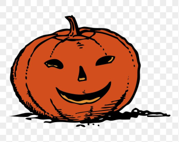 Halloween pumpkin png sticker, transparent | Free PNG - rawpixel