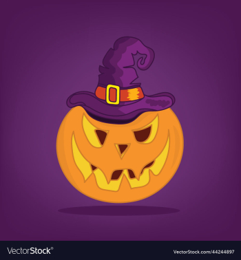 halloween pumpkin wearing witch hat halloween pumpkin wearing witch hat