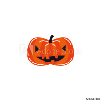 halloween pumpkin with face icon halloween pumpkin with face icon