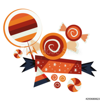 halloween sweet candies icons halloween sweet candies icons