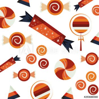 halloween sweet candies pattern background halloween sweet candies pattern background