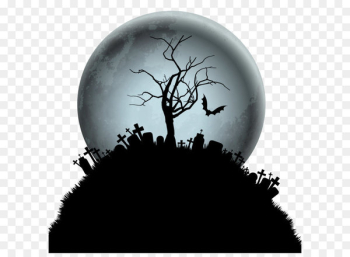Halloween Wallpaper - Vector Halloween Moon Tree Halloween Wallpaper - Vector Halloween Moon Tree