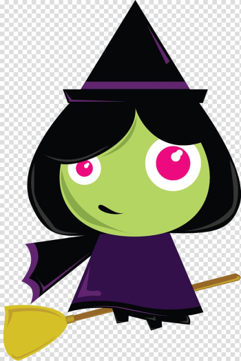 Halloween Witchcraft Cartoon , Halloween Witch transparent background PNG clipart