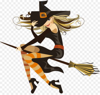 Halloween Witchcraft Illustration - Vector witch Halloween Witchcraft Illustration - Vector witch