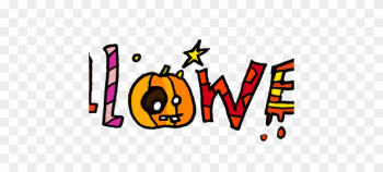 Halloween Word Clipart - Halloween Word Png