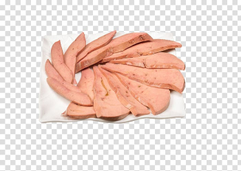 Ham sausage Mortadella Bologna sausage, Pure incense ham sausage transparent background PNG clipart