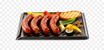 Hamburger Barbecue Grilling Cooking Food - Sausage Hamburger Barbecue Grilling Cooking Food - Sausage