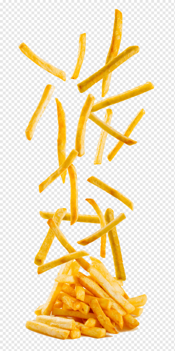 Hamburger French fries Fast food Onion ring Fried chicken, HD fries, potato fries, food, cooking, oil png
