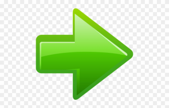 Hand Drawn Arrow - Green Right Arrow Icon