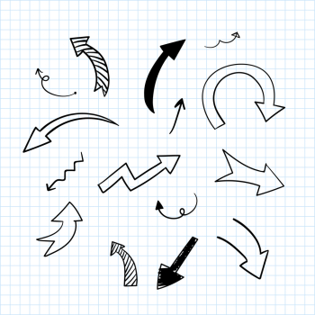 Hand drawn arrow illustration collection Hand drawn arrow illustration collection