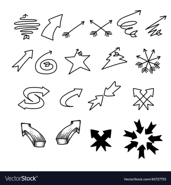 hand drawn arrows icon hand drawn arrows icon