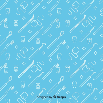 Hand drawn dental product pattern Free Vector Hand drawn dental product pattern Free Vector