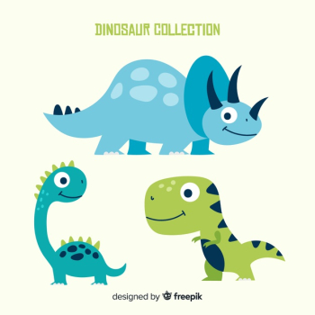 Hand drawn dinosaur collection Free Vector Hand drawn dinosaur collection Free Vector