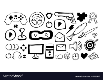 hand drawn game icon hand drawn game icon
