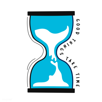 Hand drawn hourglass with good things take ti.. | Free stock vector - 472252 Hand drawn hourglass with good things take ti.. | Free stock vector - 472252
