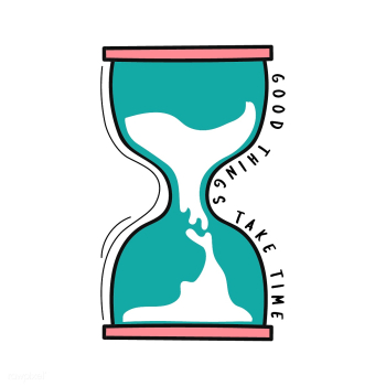 Hand drawn hourglass with good things take ti.. | Free stock vector - 472297 Hand drawn hourglass with good things take ti.. | Free stock vector - 472297