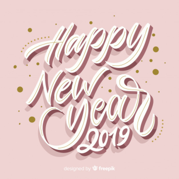 Hand Drawn New Year 2019 Bakcground Hand Drawn New Year 2019 Bakcground