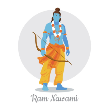 Hand drawn ram navami Free Vector Hand drawn ram navami Free Vector