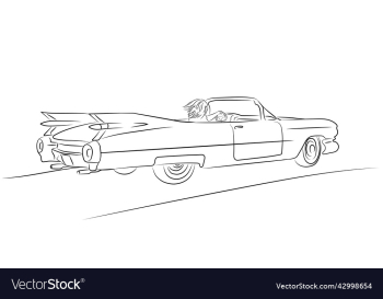 hand drawn retro drive hand drawn retro drive