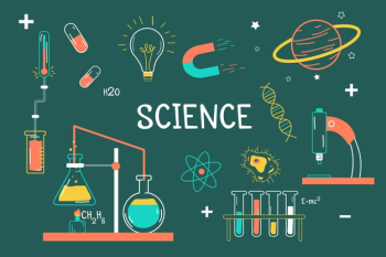 Hand-drawn science background Free Vector Hand-drawn science background Free Vector