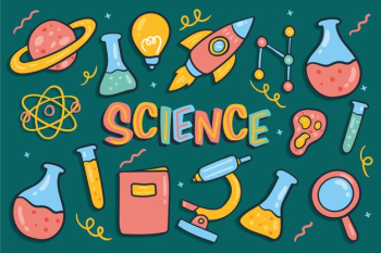 Hand drawn science background Free Vector Hand drawn science background Free Vector