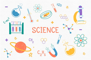 Hand-drawn science background theme Free Vector Hand-drawn science background theme Free Vector
