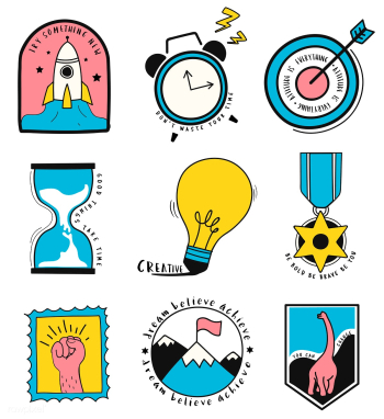 Hand drawn set of idea and business symbols i.. | Free stock vector - 472222 Hand drawn set of idea and business symbols i.. | Free stock vector - 472222