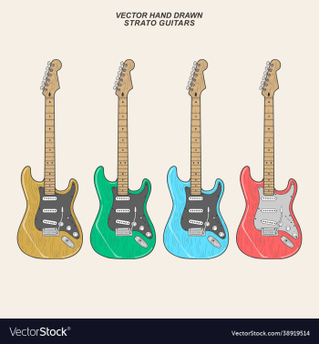 hand drawn stratocaster guitar hand drawn stratocaster guitar
