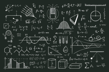 Hand drawn style mathematical formulas Free Vector Hand drawn style mathematical formulas Free Vector