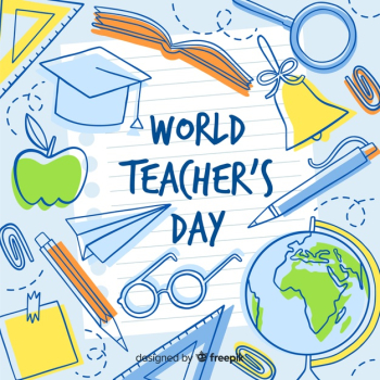 Hand drawn teachers day background Free Vector Hand drawn teachers day background Free Vector