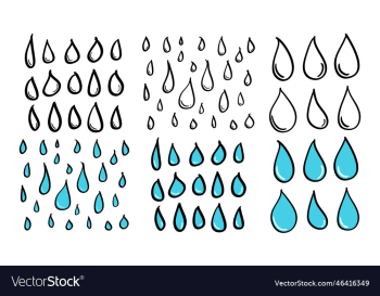 hand drawn water drop hand drawn water drop