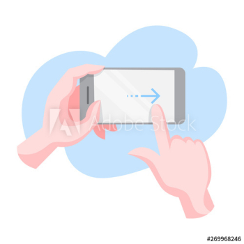Hand gesture for a mobile phone Hand gesture for a mobile phone
