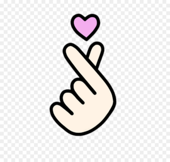 Hand heart Finger 손가락 하트 BTS - heart 