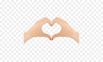 Hand heart Shape Emoji - heart 