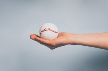 Hand Holding Baseball Hand Holding Baseball