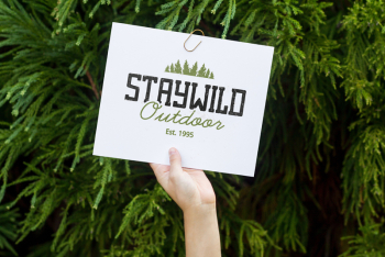Hand Holding Card Mockup