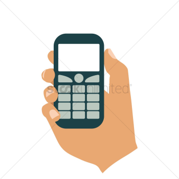 Hand holding handphone Hand holding handphone