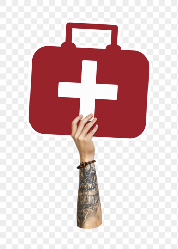 Hand holding png first-aid kit, | Free PNG - rawpixel